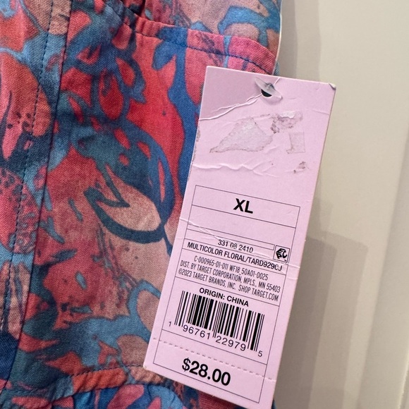 Wild Fable NWT floral mini dress size Xl - Picture 4 of 6